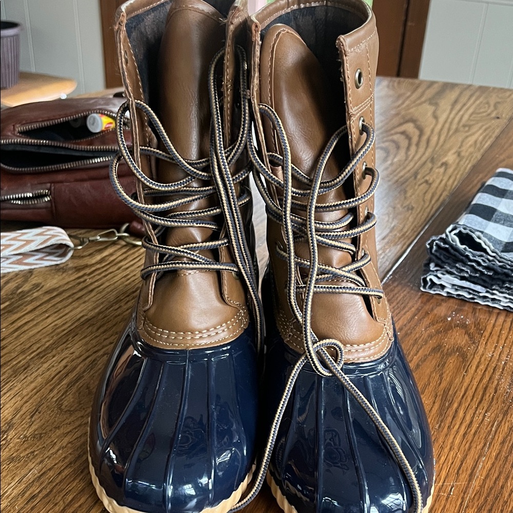 Sporto Brown and Black Ankle Boots 8.5 - Picture 8 of 8